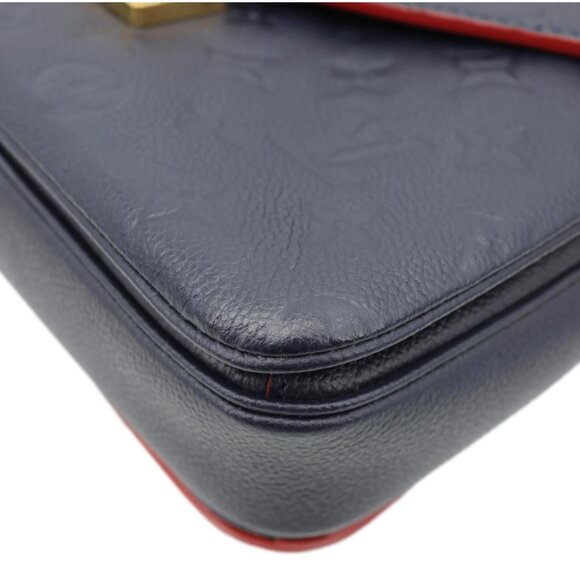 Louis Vuitton  Metis Pochette Empreinte Leather Crossbody Bag Navy Blue - Picture 8 of 14